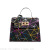 Colorful Geometric Rhombus Kelly Bag Chain Lock Crossbody Mobile Phone Coin Purse Mini Portable Women's Bag 