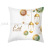 Cross-Border Golden Moon Peach Skin Fabric Pillow Cover Ethnic Print Amazon Home Living Room Backrest Pillow Cushion