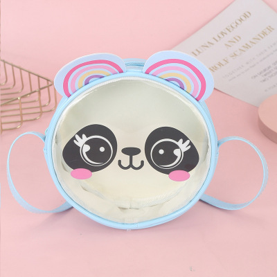 Bag Little Princess Shoulder Messenger Bag Mini Cute Cartoon Stitching Coin Purse Coin Bag Children's Satchel