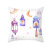 Amazon Home Pillow Cover Golden Moon Peach Peel Printing Living Room Sofa Cushion Cover Bedroom Cushion Cross-Border