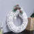 Yiwu supplier customized new luminous white Christmas wreath