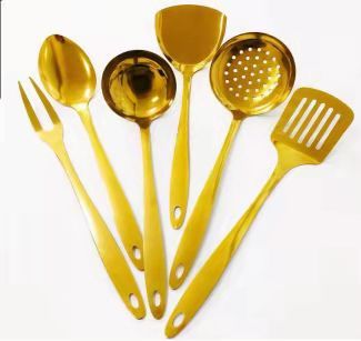 Factory Direct Sales Stainless Steel Gold-Plated Kitchenware