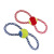 Pet Cotton Rope Toy Dog Cotton Rope 8-Word Ball Single Ball Tooth Cleaning Molar Cotton Rope Toy Factory Direct Sales