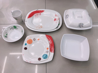 Melamine Plate Melamine Bowl Melamine Tray Melamine Tableware Melamine Tableware in Stock