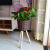 Floor Pot Flower Stand Rattan Woven Jardiniere Nordic Simple Three Angle Frame Living Room Balcony Decoration Living Room Flower Stand Angle Frame