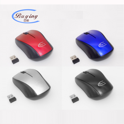 Baiying Factory Direct Sales Wireless Mouse Laptop Desktop Computer Energy Saving Power Saving Business Office Mouse