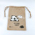 [Drawstring Bag] Christmas Imitation Linen Jute Bundle Pocket Drawstring Bag Jute Rope Bag Coffee Bean Bag Can Be Customized