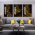 HD Light Luxury Golden Butterfly Starry Room Living Room Wall Decoration Hanging Painting Modern Sofa Background Mural and Wall Painting