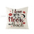 Amazon Plaid Valentine's Day Pillow Cover Linen Printed Love Sofa Cushion Cover Nordic Bedroom Sofa Cushion