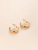 2021 Foreign Trade Exclusive Gold and Silver Color Women's Stud Earrings New Fashion Diamond Stud Earrings European and American Retro Trending Earrings