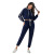 Amazon Cross-Border Foreign Trade Popular Sports Suit Women's Hooded Loose European and American Short Sweater Sportswear Two-Piece Suit