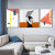 American Sexy Beauty Abstract Living Room Triple Wall Decoration Hanging Painting Sofa Background Wall Decorative Painting