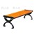 Park Chair Outdoor Long Chair Outdoor Bench Courtyard Casual Seat Row Chair Solid Wood Plastic Wood Iron Backrest