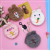 New Korean Style Dull Bear Coin Purse Cute Fashion Key Headset Storage Bag Portable Coin Bag