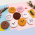 New Korean Style Cute Coin Purse Plush Portable Coin Bag Key Earphone Data Cable Storage Bag