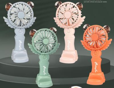 Little Fan USB Portable Handheld Small Portable Rechargeable Student Dormitory Angel Light Fan 4 Colors