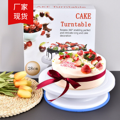 Cake Decorating Turntable Cake Mold Rack Lightweight and Stable Cake Rotating Plate DIY Decorating Turntable in Stock Wholesale