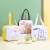 Cartoon Bento Bag Square Large Capacity Office Workers Go out with Meals Insulated Bag Student Portable Lunch Box Bag Wholesale