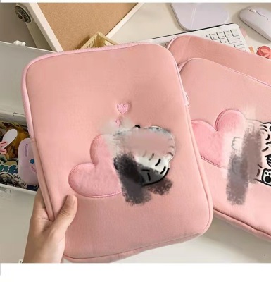 Korean Muziktiger Cute Lazy Tiger iPad Notebook 13-Inch Liner of Computer Bag Protective Case