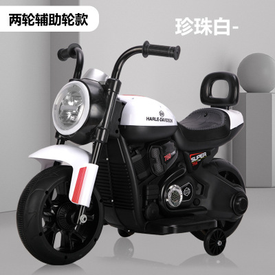 New Children's Electric Motor 3-8 Years Old Rechargeable Electric Car Stroller Tricycle Motorcycle Toy Car