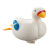 Cross-Border Baby Bath Toys Winding Swimming in Water Small White Goose Children's Clockwork Maternal and Child Supplies Floating Toys