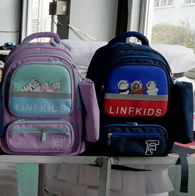 Yiding Bag 80069 Primary School Student Schoolbag Lightweight Cartoon Large Capacity Backpack