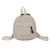 Retro Popular Woven Bag Backpack Female 2021 New Straw Backpack Small Schoolbag Woven Bag
