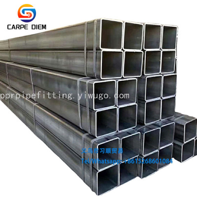 Factory Supply Galvanized Square and Rectangular Tube Galvanized Pipe Flat Iron Square Steel Pipe Export
