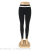 New Yoga Pants Women Offset Printing Letter Leggings High Waist Fitness Pants Tight Breathable Running Workout Pants