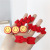 Korean Style New Fashion Red Hairpin Duckbill Clip Side Gap Former Red Sweet Fringe Clip Small Hairclip Hair Accessories for Women