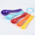Manufacturers Supply Baking Tool DIY Cake Baking Formula Milk Powder Spoon with Scale Five-Piece Plastic Color Measuring Spoon