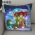 2021 New Foreign Trade Colored Lights Christmas Glow Pillow Led Light Pillow Dwarf Short Plush Pillow Cover