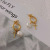 2020 New Korean Style Creative All-Match Cross Tassel Stud Earrings Creative All-Match All-Matching Graceful Tassel Stud Earrings Wholesale