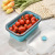 Silicone Folding Lunch Box Four-Piece Set Work Microwaveable Lunch Box Lunch Outdoor Travel Picnic