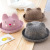 Hat Korean Style Cat Boy Bucket Hat Autumn and Winter Cashmere Cute Girl's Top Hat Men's Fashion Children's Bucket Hat