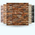 Factory Wholesale Vintage Brick Grain Wall Sticker Self-Adhesive Wallpaper 3d Wall Sticker Home Indoor Wall Decoration