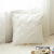 Plush Throw Pillow Double Sided Embroidery Couch Pillow Rabbit Fur hold pillow