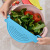 Plastic Pot Edge Vegetable Pouring Dish Water Drainer Household Creative Noodle Filter Baffle Color Pot Edge Drain Block