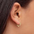 Cross-Border Amazon Tassel Wafer Ear Clip European and American Metal Cold Style Earrings for Women Fashion Personality Grandeur Ear Ring