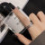 Starry 925 Ring Female Special-Interest Design Couple Couple Rings Full Diamond Ring Female Ins Trendy Cold Forefinger Ring