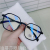 Ultra-Light TR90 Anti-Blue Light Glasses  Fashion Glasses Frame Men's and Women's Plain Glasses Eye Protection Slimming