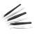 Persian Stainless Steel Tweezers Elbow Fine Pointed Anti-Static Small Tweezers Bird's Nest Hair Picking Splinter Acne 