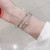 2021 New 925 Sterling Silver round Beads Winding Bracelet Female Ins Minority Fashion Simple Temperamental All-Match Bracelets