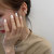 Korean French Ear Clip Non-Pierced Pearl Rhinestone Ear Clip Earrings Temperament Fashion Earrings New
