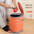 Plastic Pedal Trash Can Household Foot Step Slow down Wastebasket Large with Lid Living Room and Kitchen Toilet Bin