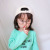 Children's Hat Spring and Autumn Medium and Large Children Boys and Girls Alphabet Peaked Cap Baby Summer Outing Sun-Proof Baseball Cap Thin