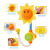 Baby Bath Toys Sunflower Manual Shower SUNFLOWER Water Spray Bathroom Summer Water Toys Maternal and Child Supplies