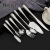 Factory Supplier 1010 Stainless Steel Knife, Fork and Spoon Western Food Knives, Spoons, and Forks Tableware Set Laser Logo