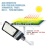 New LED Solar Street Lamp Rural Construction Industrial Zone Hospital Outdoor Road Courtyard Street Lamp 200w300w