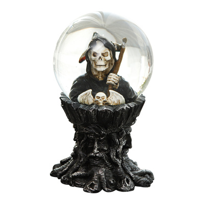 2021 Halloween Ornament Ghost Festival Witch Water Globe Bal